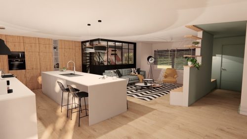 exemple visuel 3D décoration & restructuration - visuel 3D